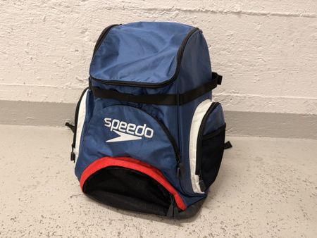 Speedo Schwimmerrucksack, blau weiss rot - Top Zustand!