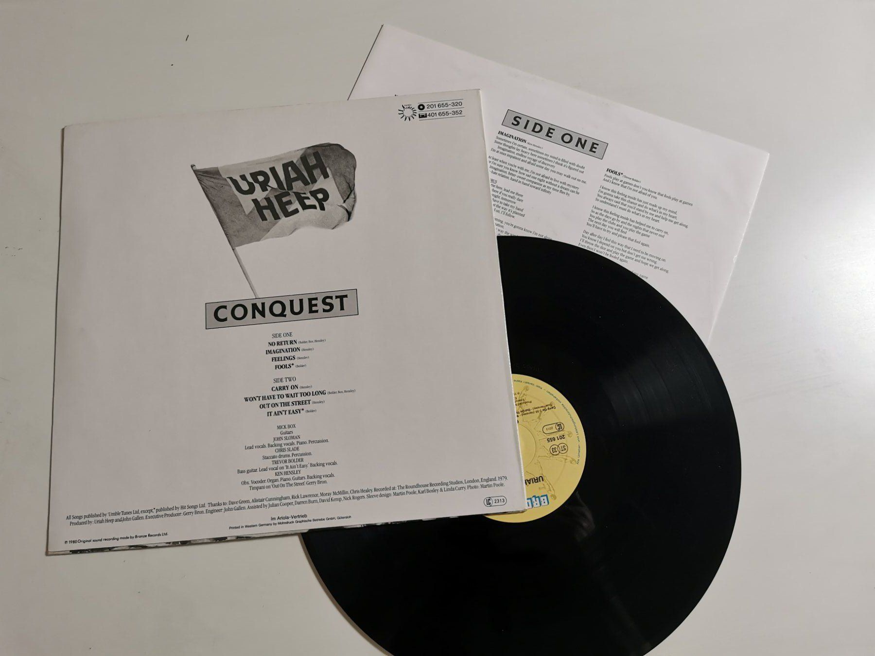 Dischi in vinile: Uriah Heep – Conquest – Usato da Grafenried venduto da House-of-Oldies 1
