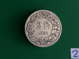 2 francs  1894  Jolie