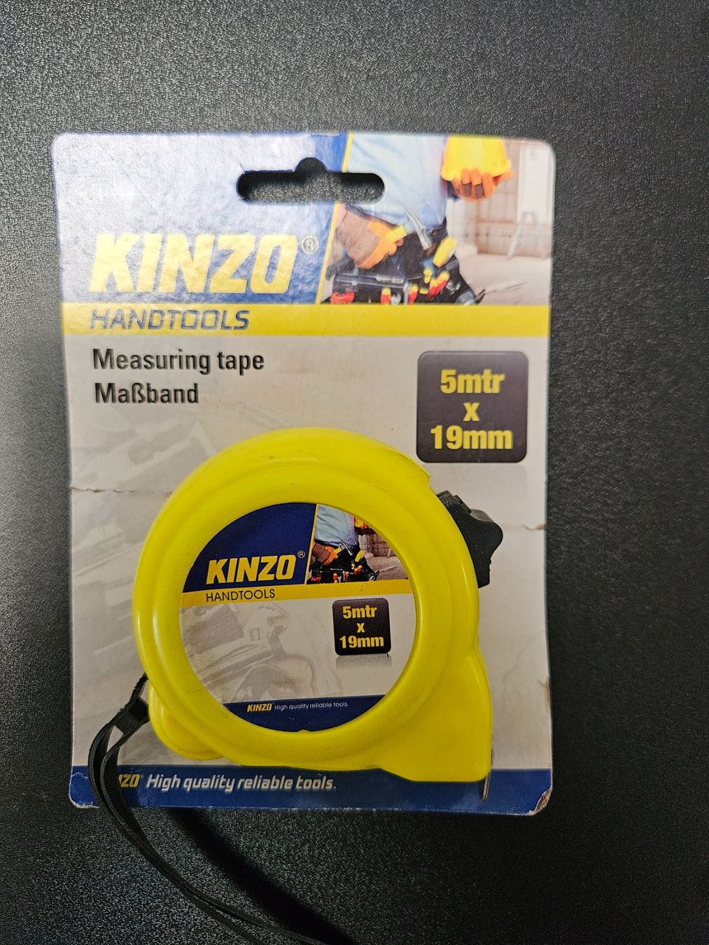 Tous les outils: Neu - Kinzo - Massband 5m x 19mm – Neuf avec emballage d'origine à Dagmersellen par Jarsetz_Restposten