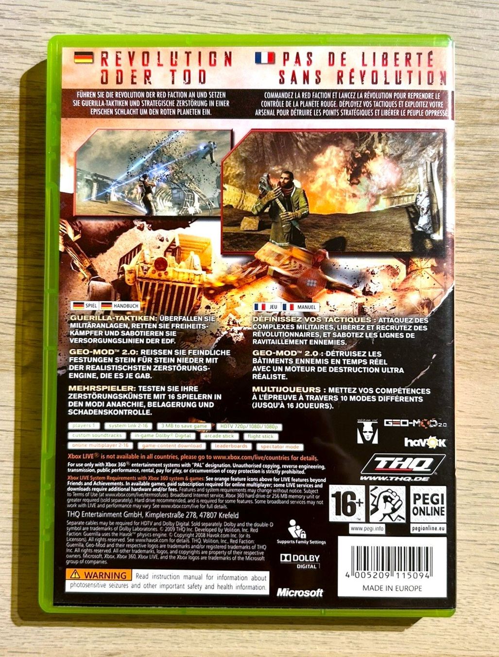Microsoft Giochi: Red Faction Guerrilla Xbox 360 – Usato da St. Gallen venduto da Alpine.Arcade 1