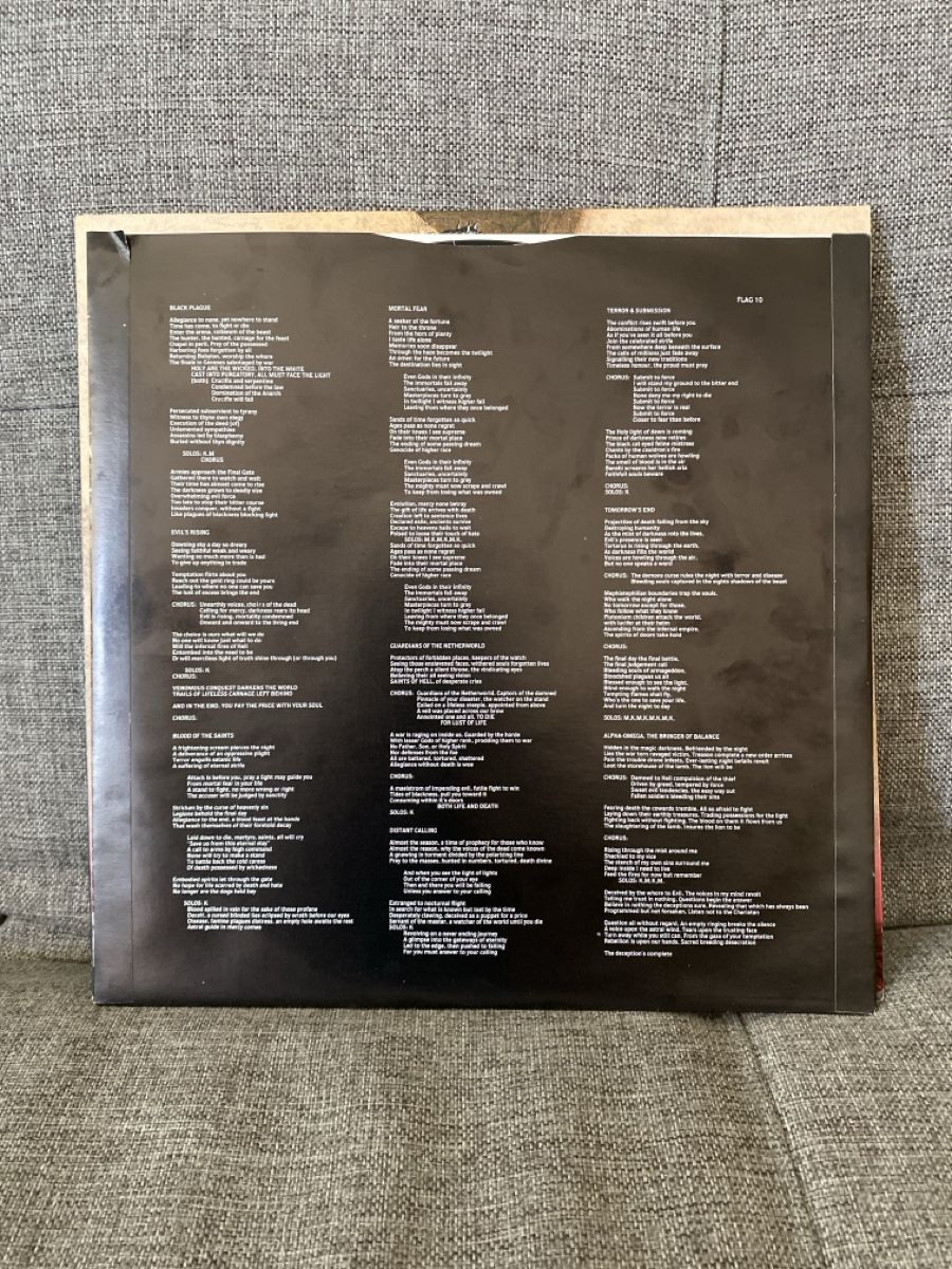 Dischi in vinile: Holy Terror - Terror and Submission LP – Usato da Zürich venduto da alt-eisen 3