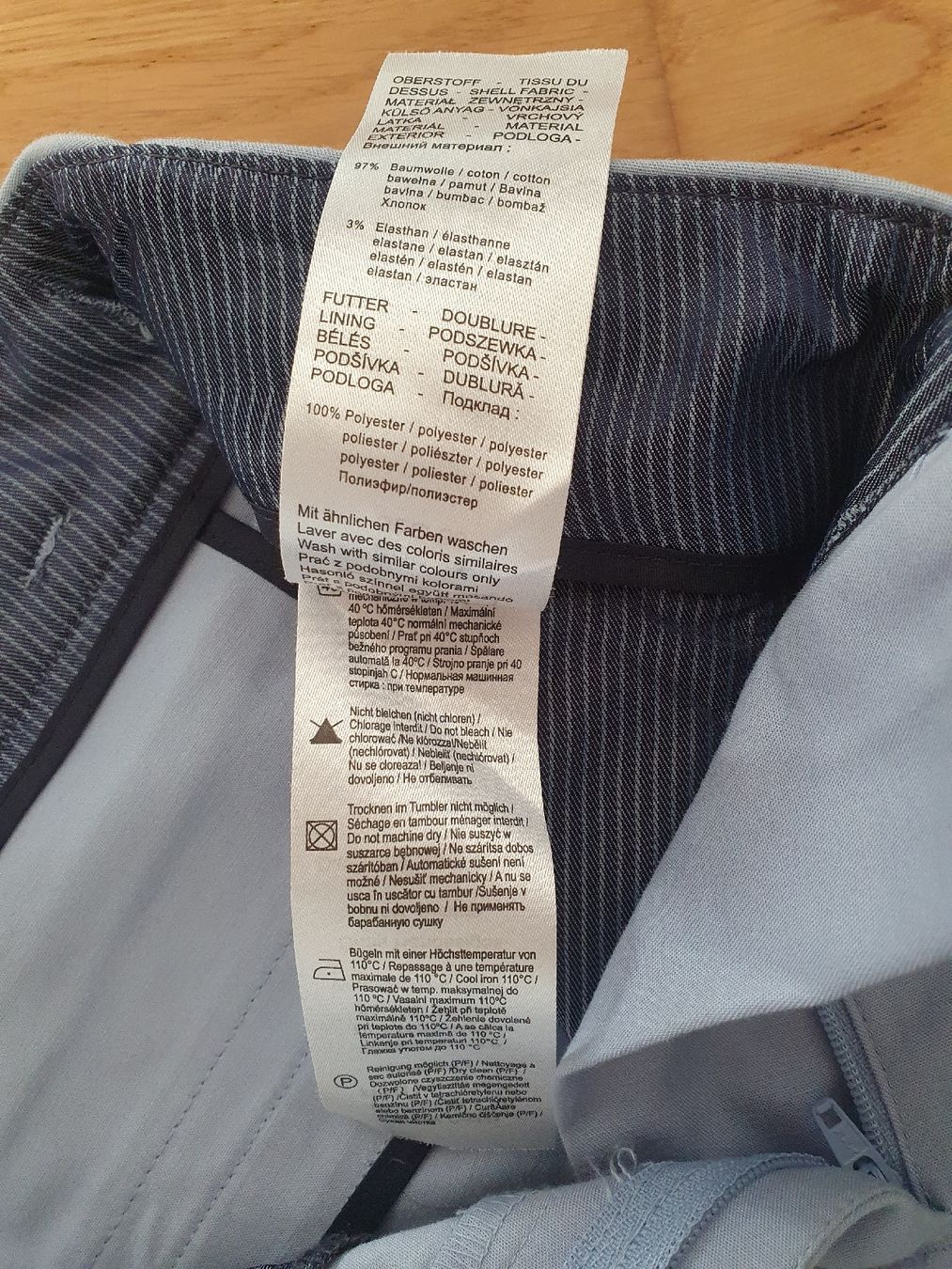 Orsay Pantaloni: Orsay Damen Stoffhose hellblau – Nuovo (secondo la descrizione) da Moosseedorf venduto da Sonnenschein.. 5