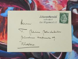 CL31 Enveloppe + Timbre Suisse 1945