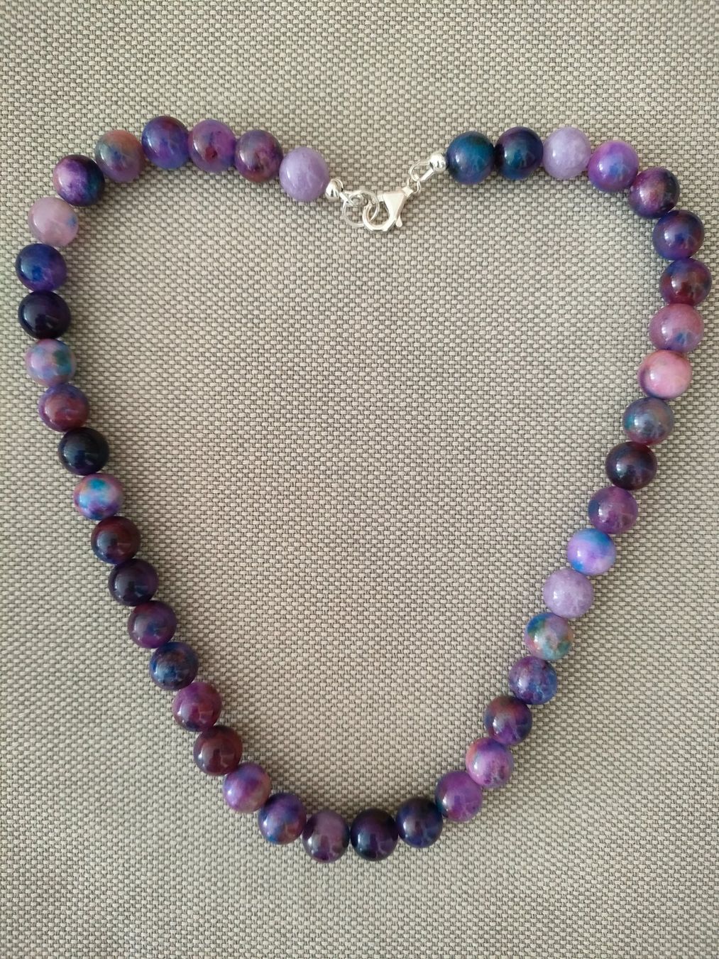 Catenine: Schöne Kette Multicolour Jade- Aktion! – Nuovo e nell'imballaggio originale da Bern venduto da Lidia.5