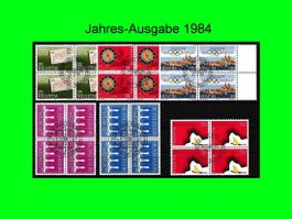 Viererblock "Jahres-Ausgabe 1984"