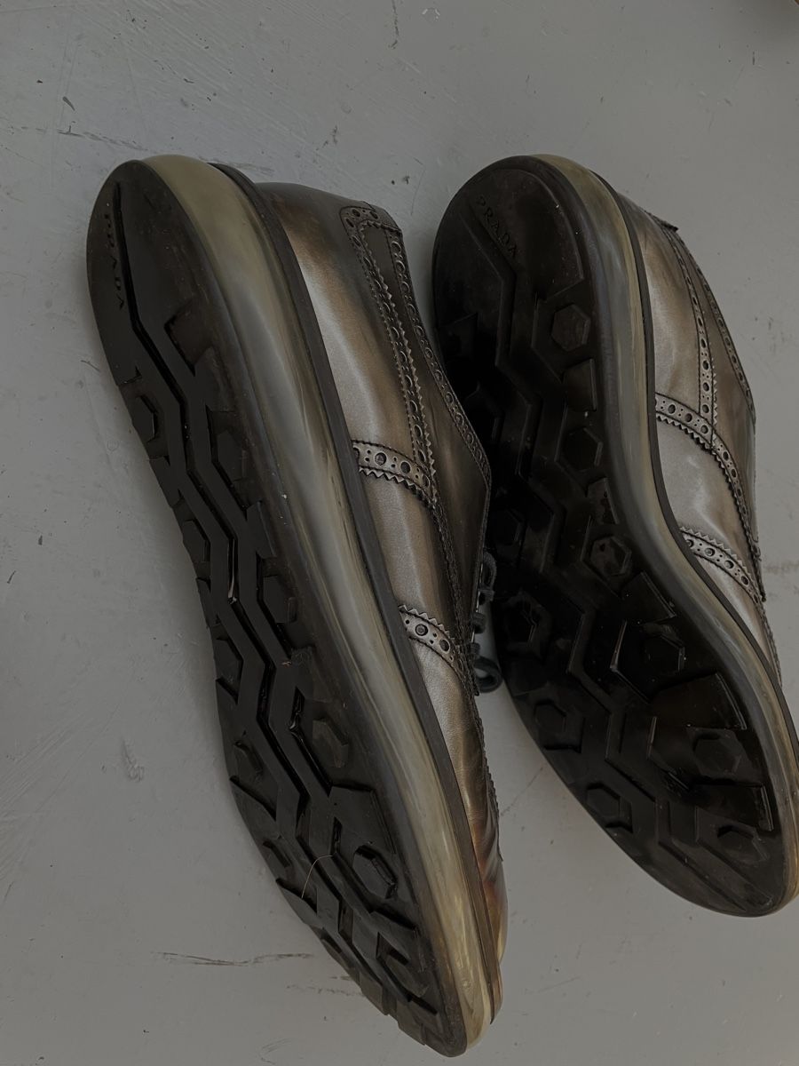 Prada Herrenschuhe: PRADA Derby Herrenschuhe Altsilber 45 – Gebraucht aus Zürich von Danokiko 3
