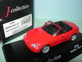 Mazda  MX-5  1.8 Convertibel rot * J-colllection 1:43