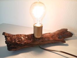 Retro Dekolampe Holz