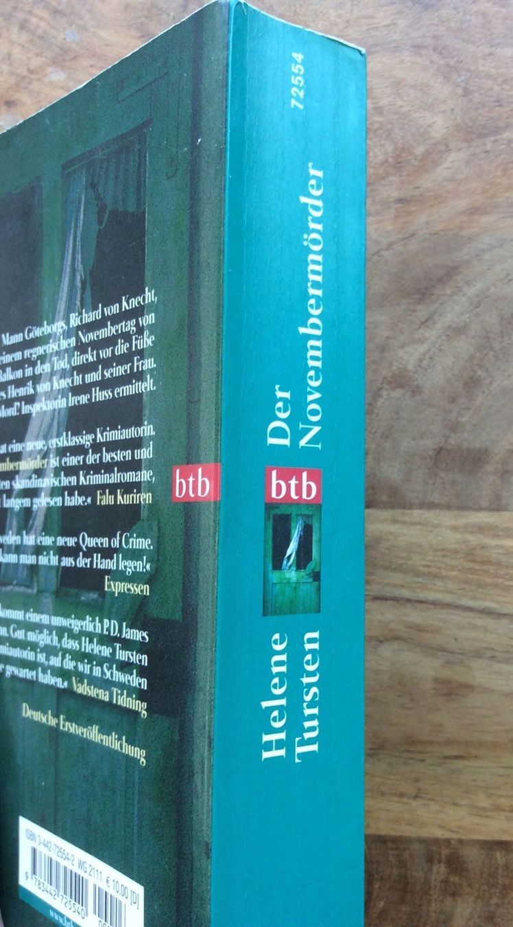 Livres: Helene Tursten - Der Novembermörder – D'occasion à Horgen par flyingpenguin2000 1
