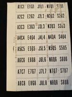Vintage Sticker für Jukebox-Anzeige (nicht komplett)