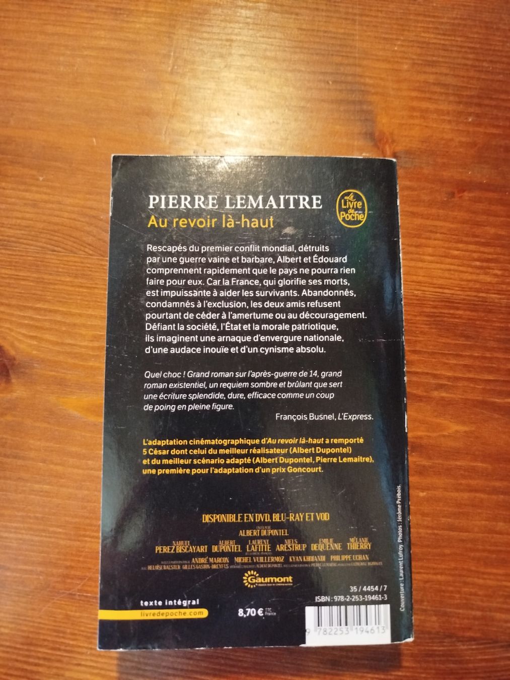 Bücher: Au revoir là-haut, de Pierre Lemaître – Gebraucht aus Vaulruz von Jpittet102 1
