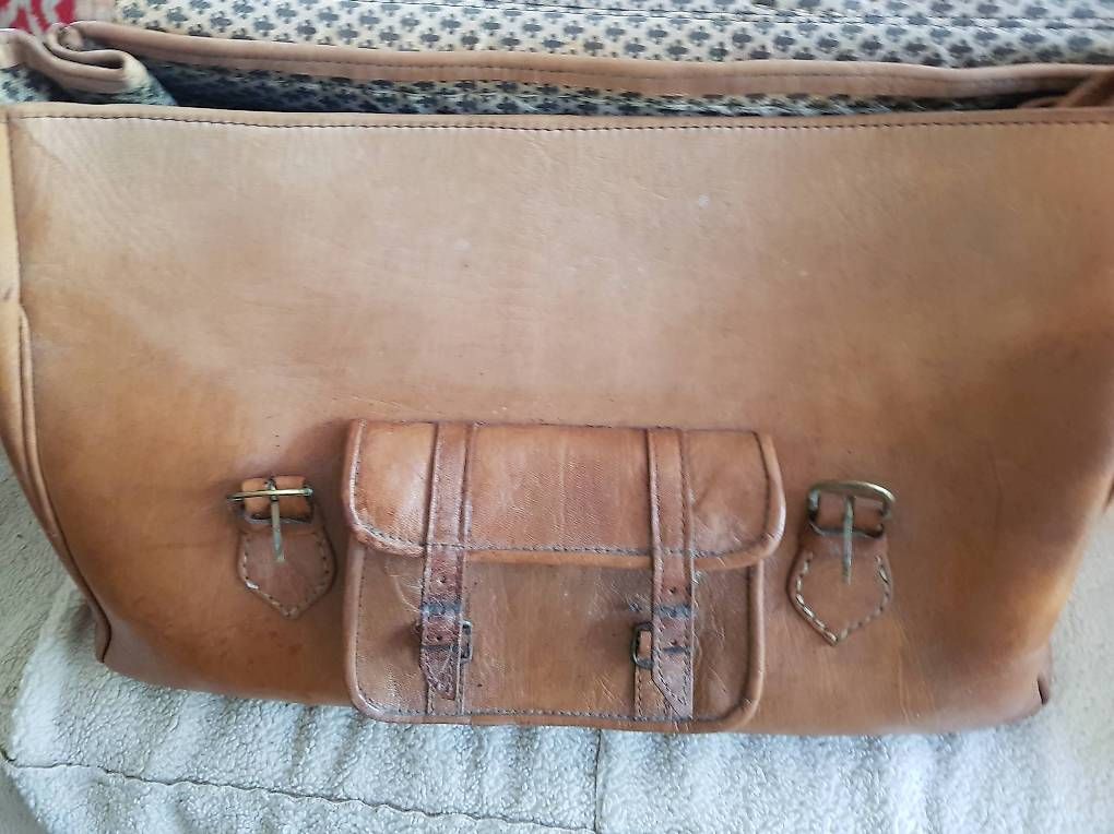 Borse: sac voyage en cuir – Usato da Ste-Croix venduto da gfamily 2