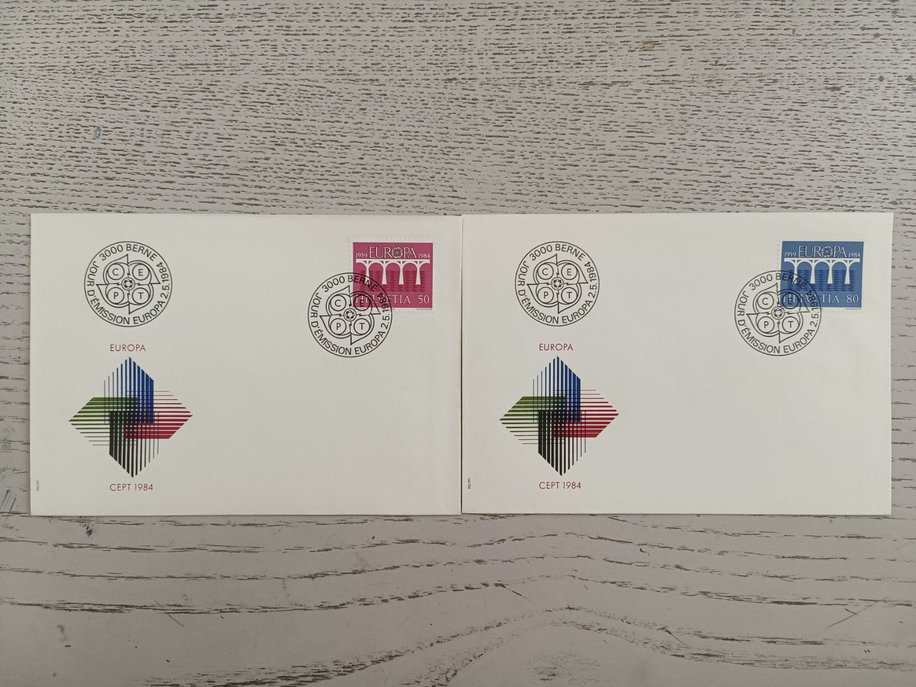 Tutti i francobolli: 1984 FDC Europamarken Einzelwerte – Nuovo (secondo la descrizione) da Dübendorf venduto da goeggi79