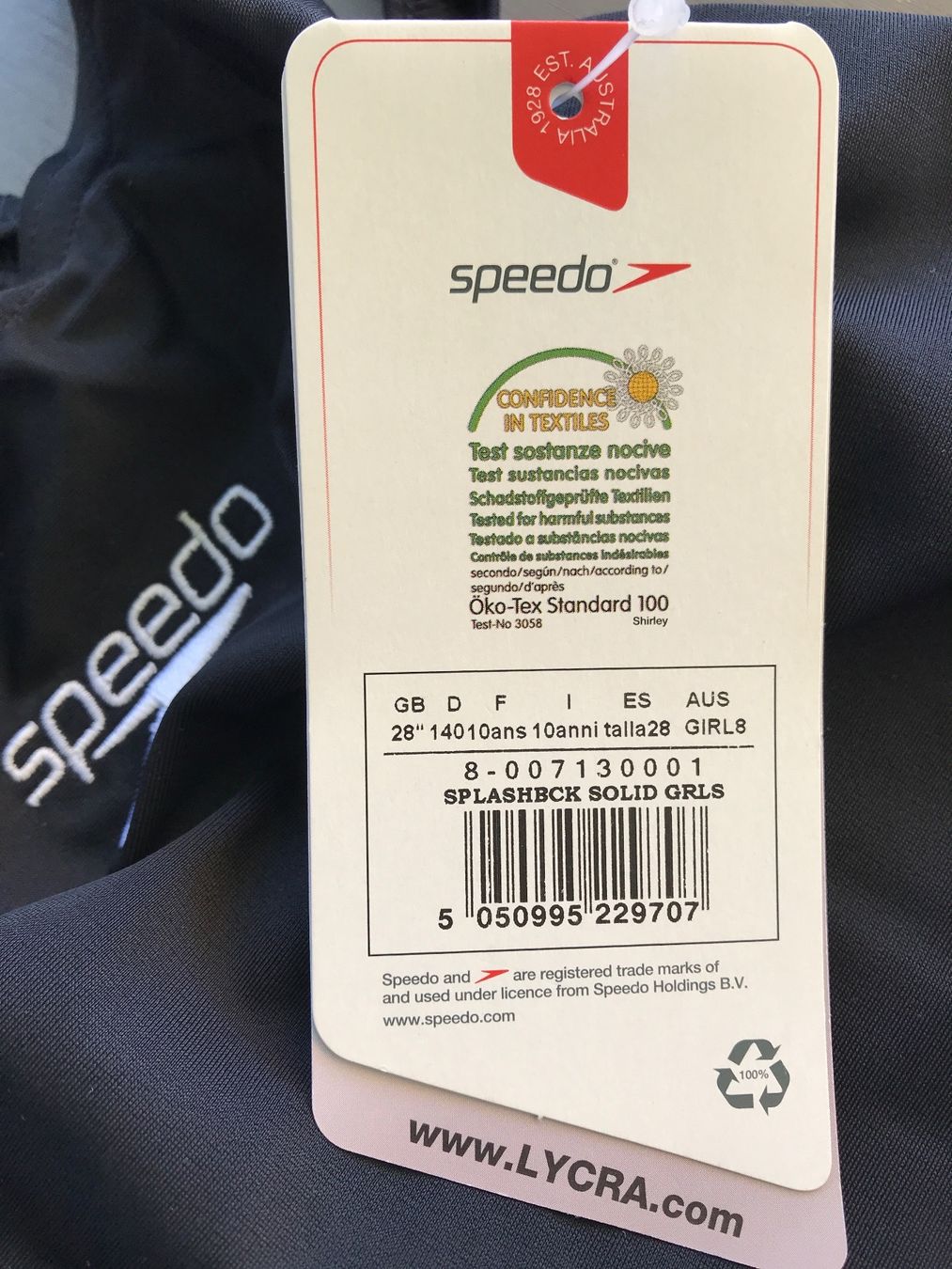 Speedo Costumi da bagno & Bikini: Badekleid Speedo Mädchen, Gr. 140, schwarz – Nuovo e nell'imballaggio originale da Ebnat-Kappel venduto da Molton 8