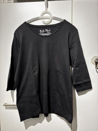 Schwarzes Charles Vogele Shirt, Basic, XXL