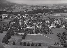 Flumenthal SO Flugaufnahme Nr.3704 , ca.1950