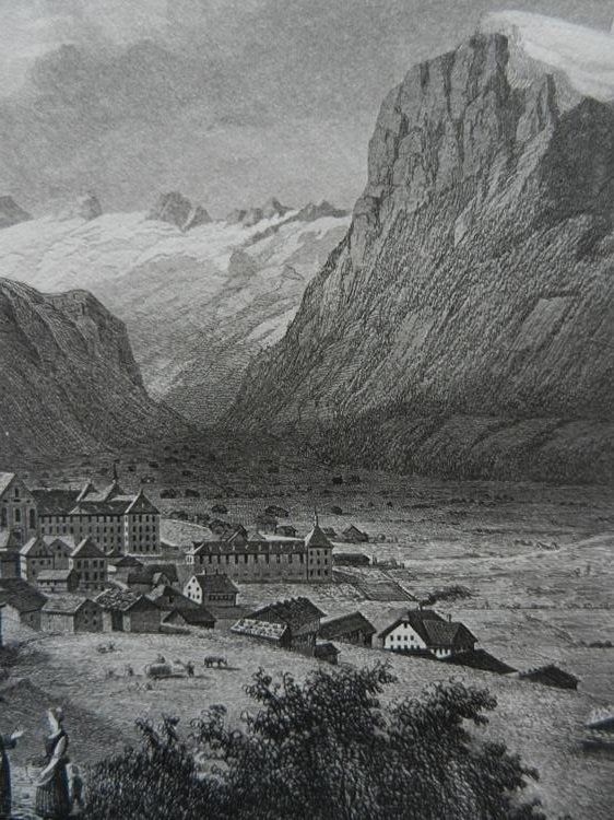 Incisioni: Engelberg gegen den Titlis – Usato da Risch venduto da Rischli15 5