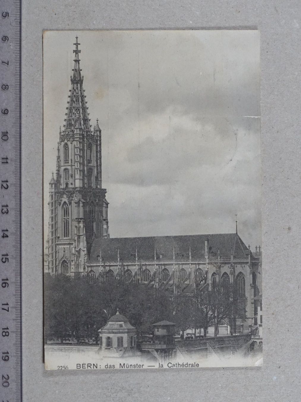 Cartoline postali: Bern, 1906, Münster – Usato da Lenzburg venduto da fh1