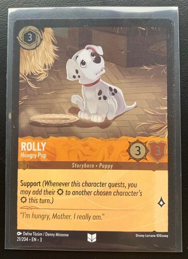 Disney Sammelbilder & Trading cards: Lorcana FOIL ROLLY 21/204 EN-3 Uncommon – Gebraucht aus Lugano von VlaseCard