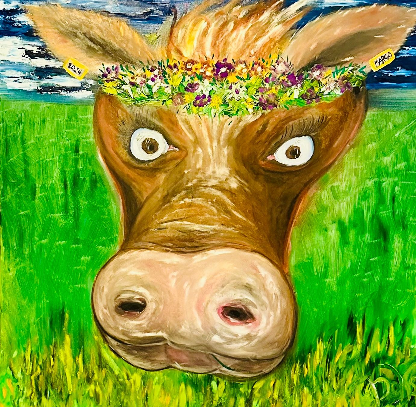 Dipinti: Schone oil Bild/Margo/Kunst Doks – Nuovo e nell'imballaggio originale da Beromünster venduto da dok_b8mf 2