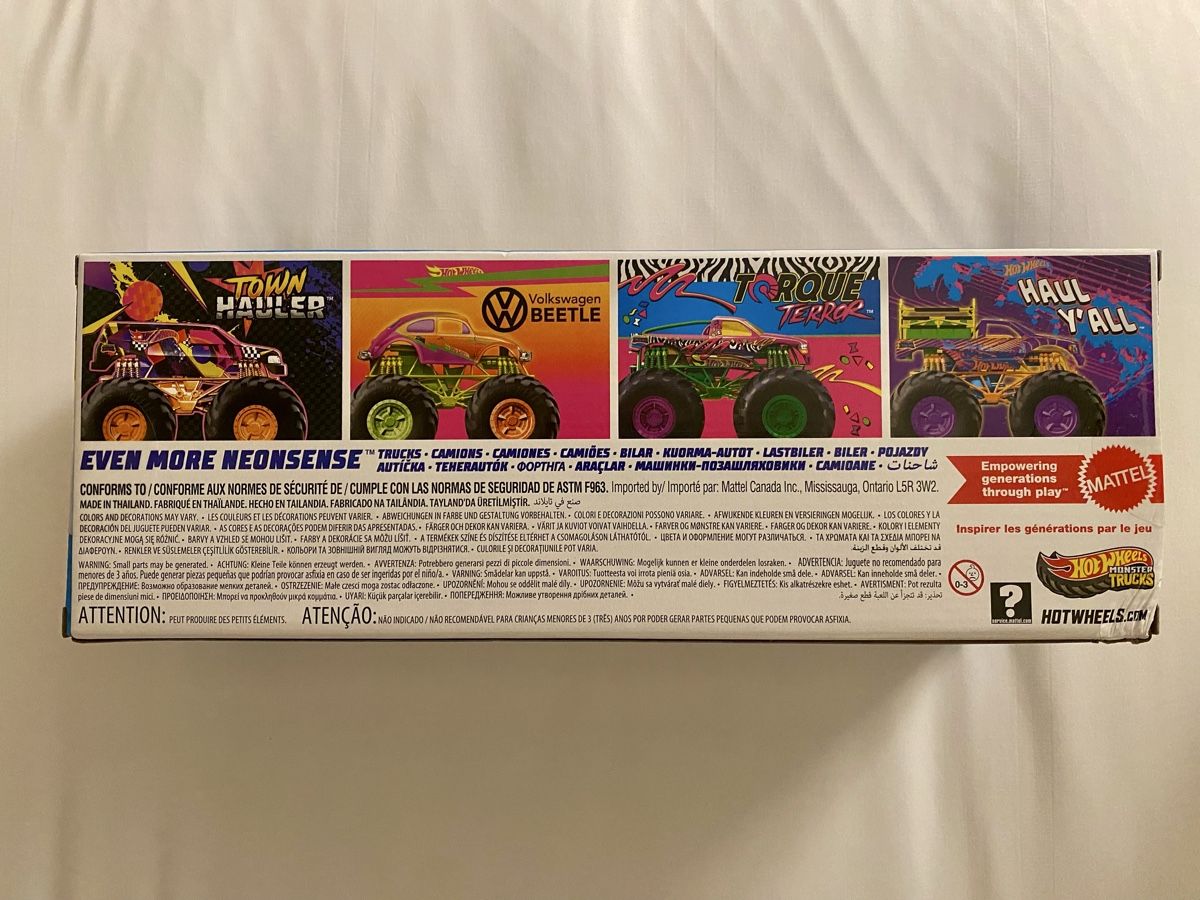 Hot Wheels Giocattoli: Hot Wheels Monster Trucks 4er Set – Nuovo e nell'imballaggio originale da Oberembrach venduto da theZaz 2