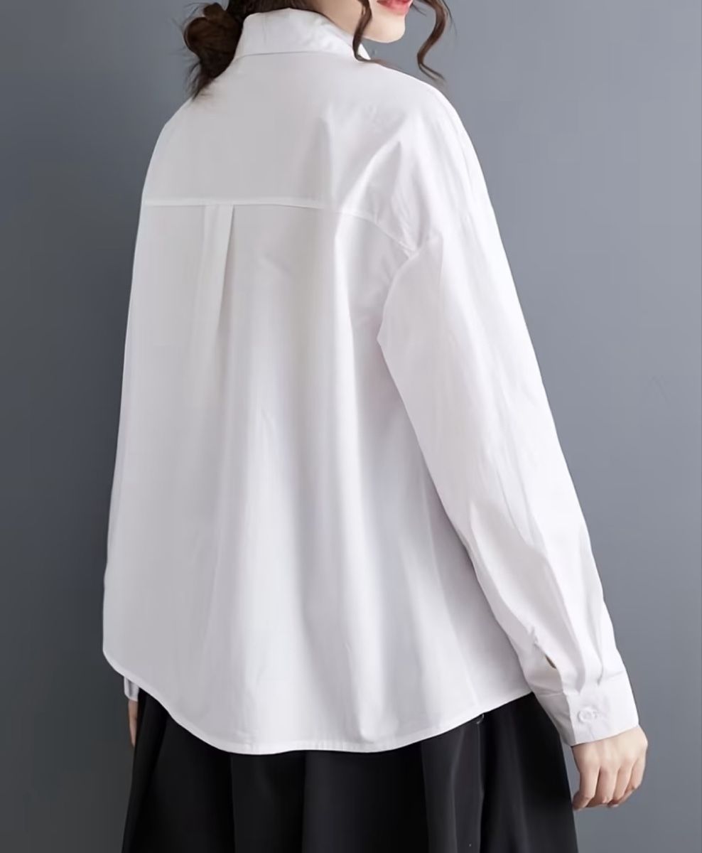 Camicette: Chic Camicia di cotone-1size- nuovo stile – Nuovo e nell'imballaggio originale da Gordevio venduto da LanaZimm 5