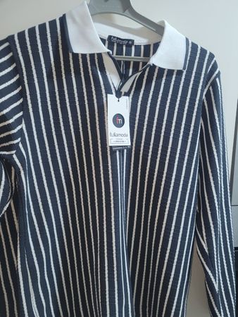 Neuwertiges Herren Poloshirt, gestreift, Gr. M