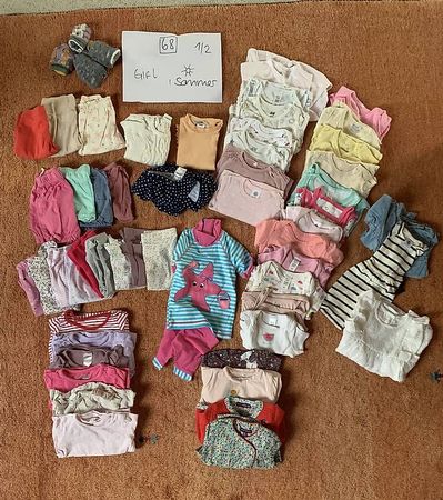 Lot Kinderkleider Mädchen 68 Sommer (4-6 Monate)