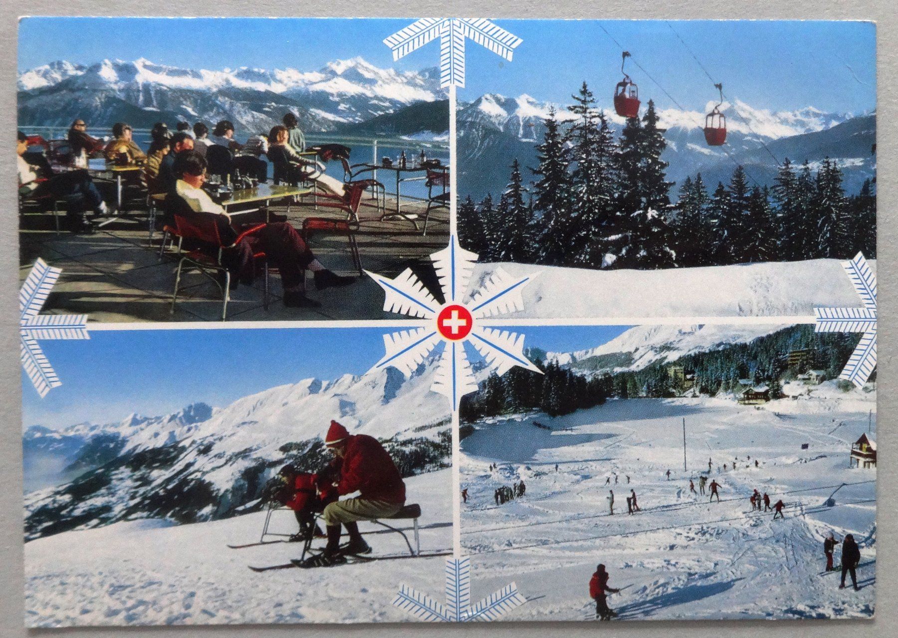 Cartes postales: Montana-Crans alt. 1500-2600 m – D'occasion à Fétigny par Billy2miny