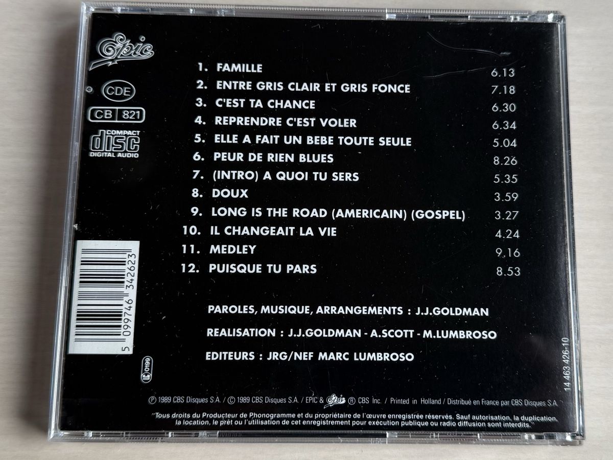 CDs: Jean-Jacques Goldman - Traces - CD – Gebraucht aus Oberried Brienz von Chyara 1