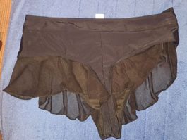 Badehotpants, swimpants, schwimmrock, black swan swim slip