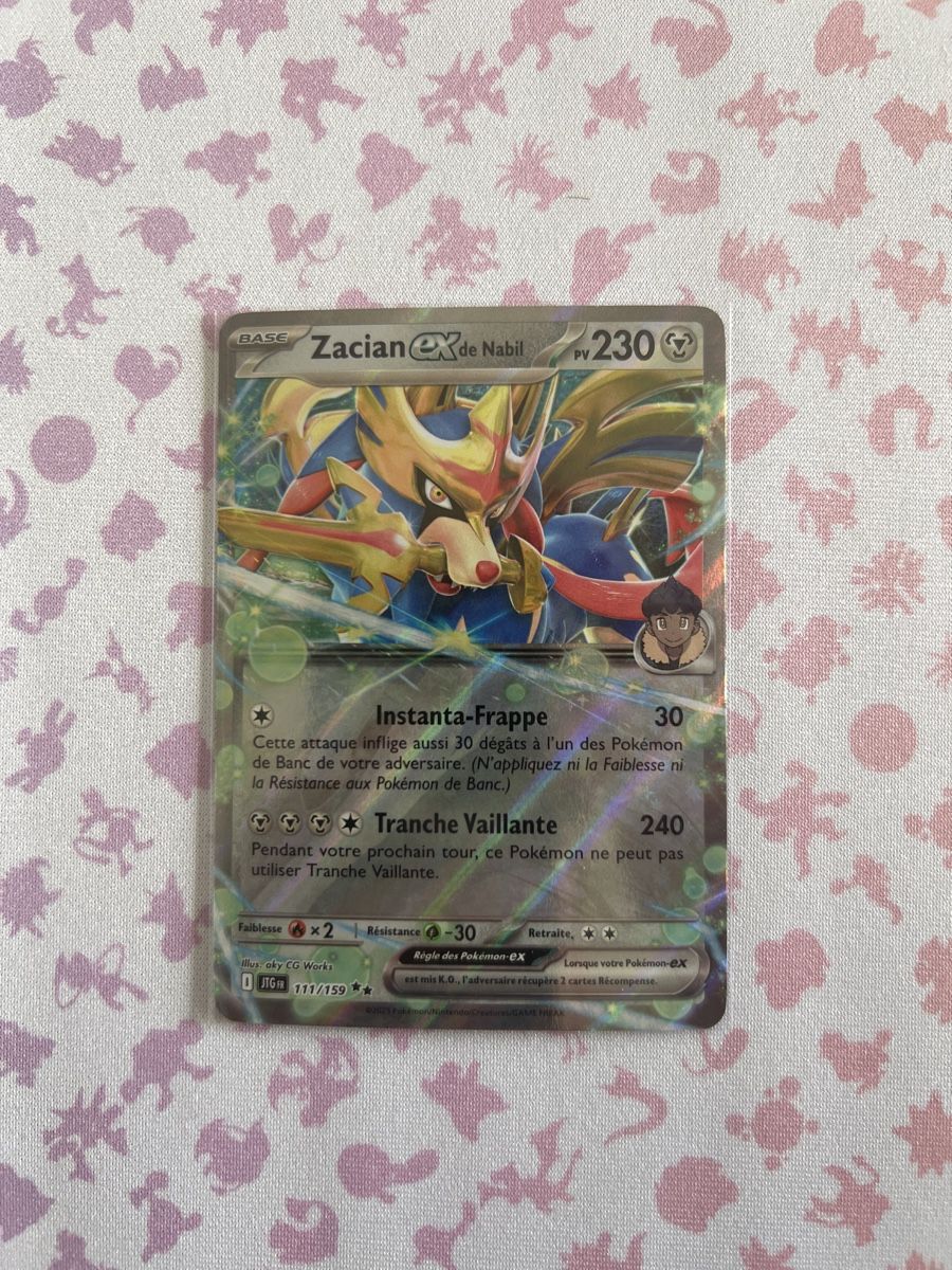 Pokémon Sammelbilder & Trading cards: Pokémon Zacian ex 111/159 FRA – Gebraucht aus St-Blaise von FloJo_75