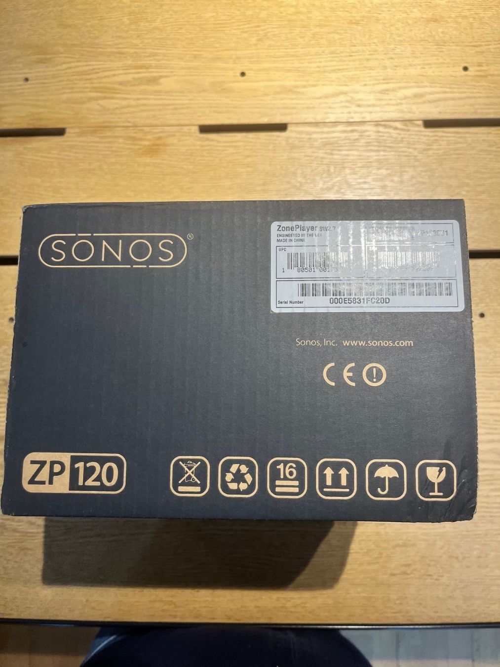 Sonos Multimediaplayer & Streamer: Sonos ZP120 Neuf – Neu und originalverpackt aus Onex von fbellocpuntocom 1