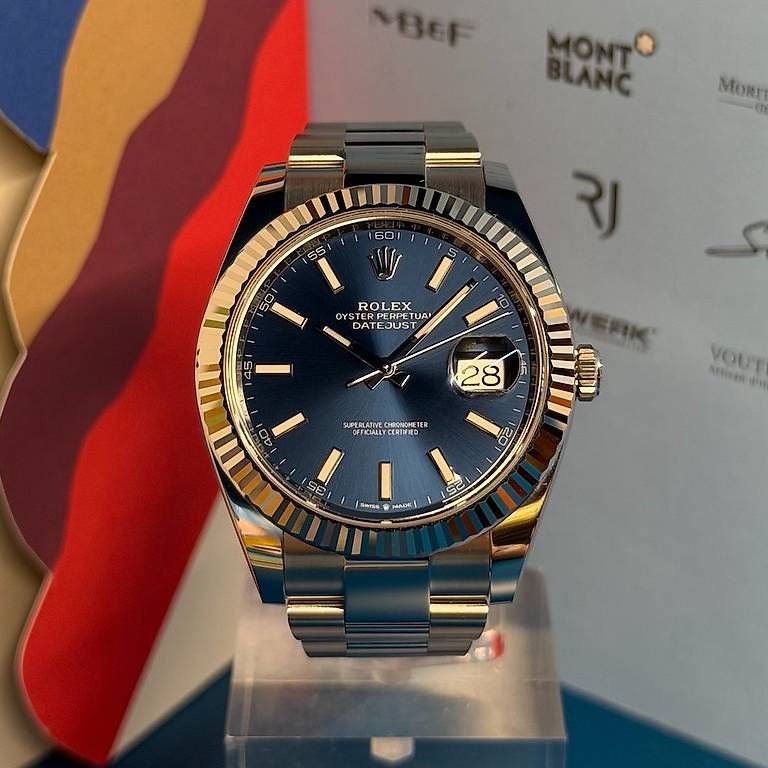 Montres: Rolex Datejust Blue 41mm 126334 – D'occasion à Genève par minty.watches