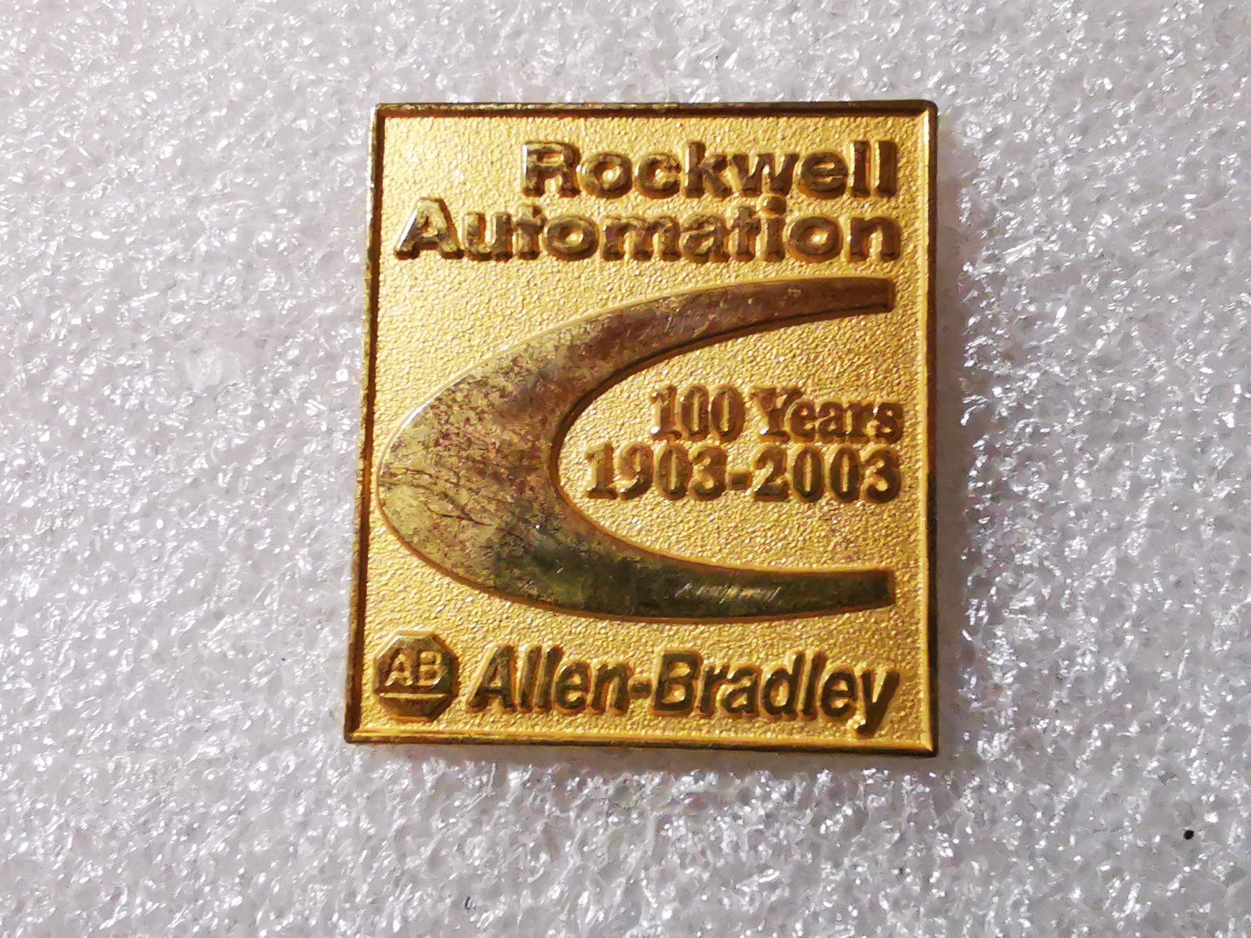 Placchette & Badge: Ansteckpin 15: Rockwell Automation – Usato da Oppligen venduto da Pin-Fall-Shop