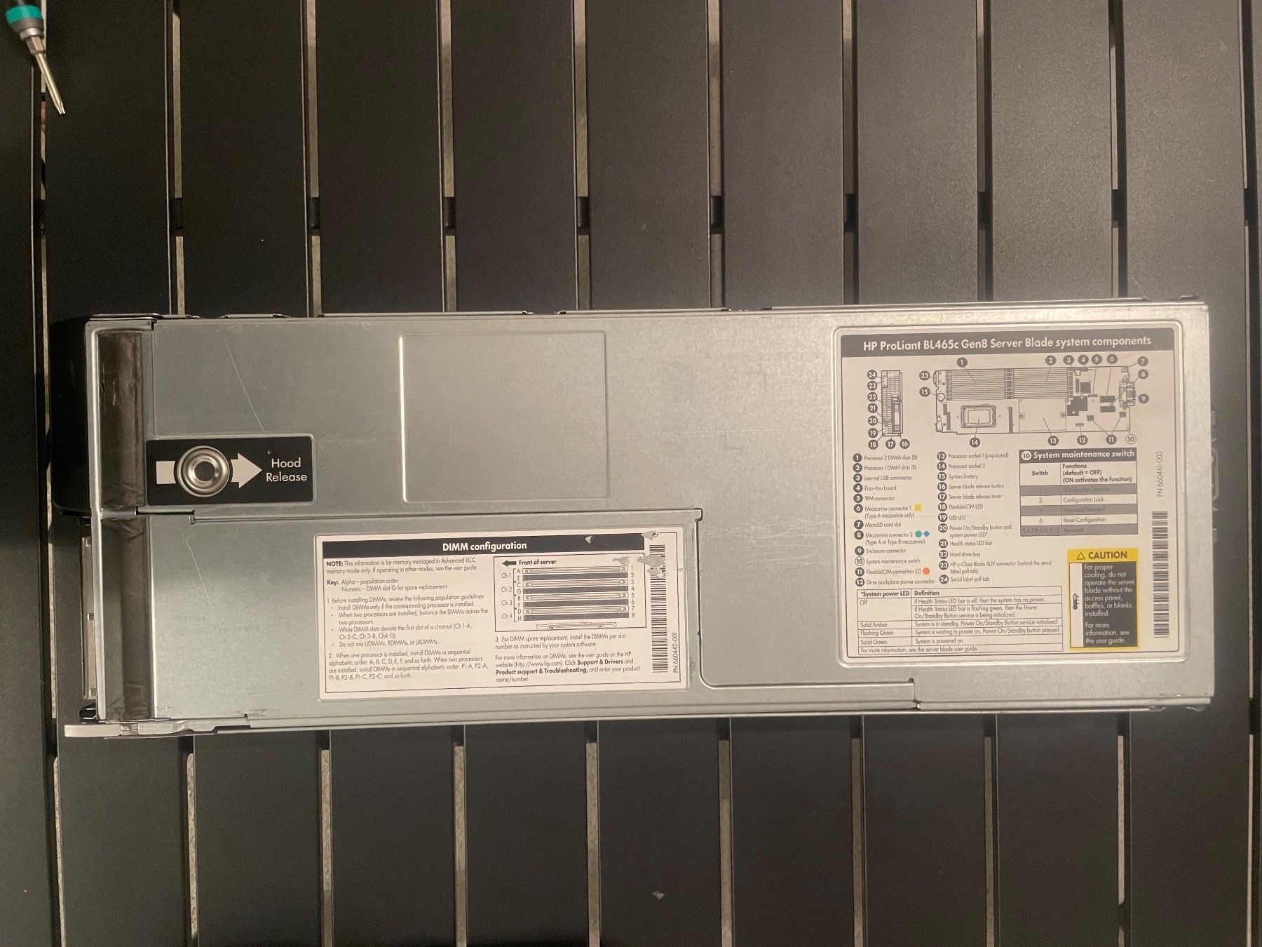 ProLiant Server: 11x HP ProLiant BL465c Gen( Server Blade – Gebraucht aus Wohlen AG von