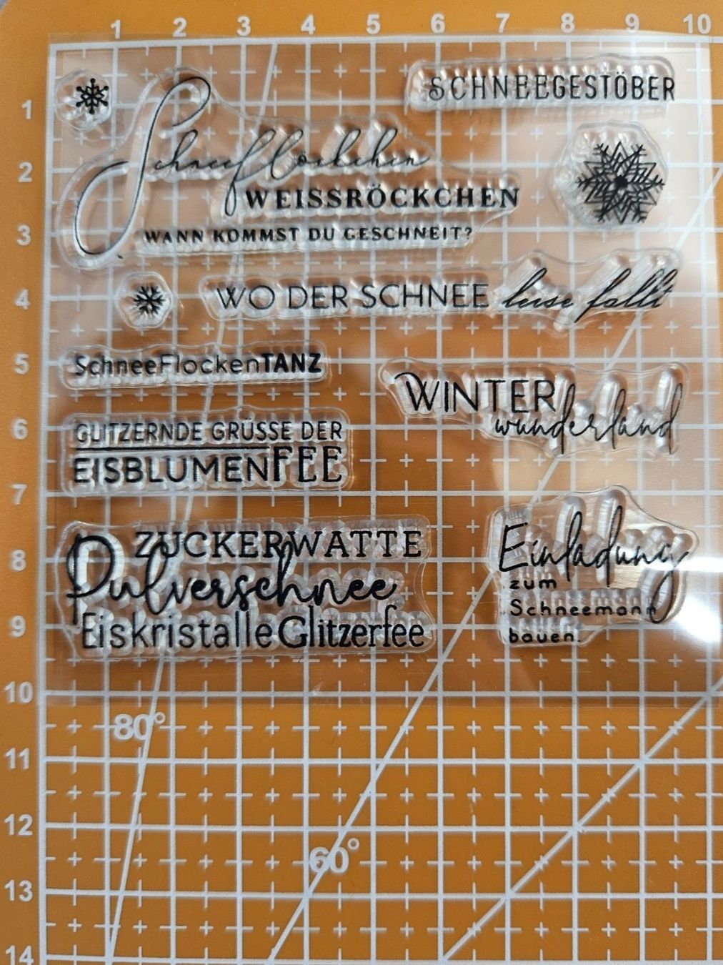 Timbri: Silikonstempel Nr.759, Weihnachten, Texte – Nuovo e nell'imballaggio originale da Gretzenbach venduto da Fliegepilz56 1