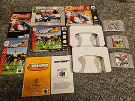 3 Games inkl. OVP für den Nintendo 64
