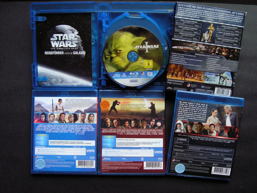 Star Wars Episode 1-9, Die Skywalker Saga Blu-ray auf Blu-ray online  kaufen