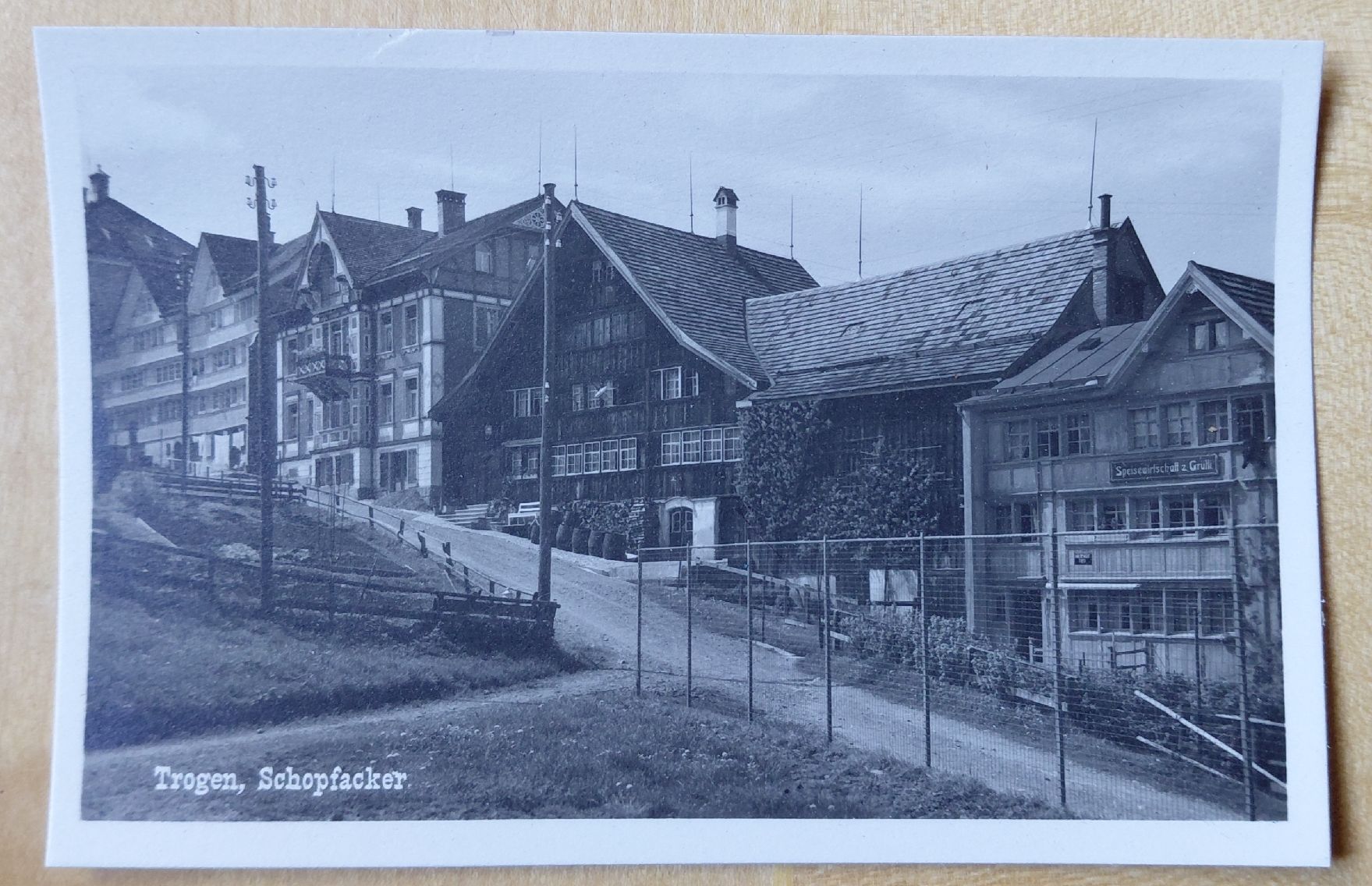 Cartes postales: antike Postkarte Schopfacker Trogen – D'occasion à Trogen par Limboo