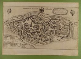 MULHOUSE, MÜHLHAUSEN ELSASS KUPFERSTICH