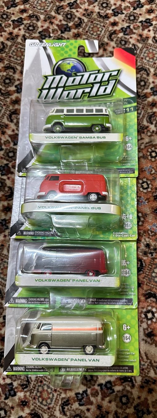 Greenlight Modellini d'auto: Greenlight VW Panelvan und Samba 4 Stück – Usato da Bergdietikon venduto da Freili71