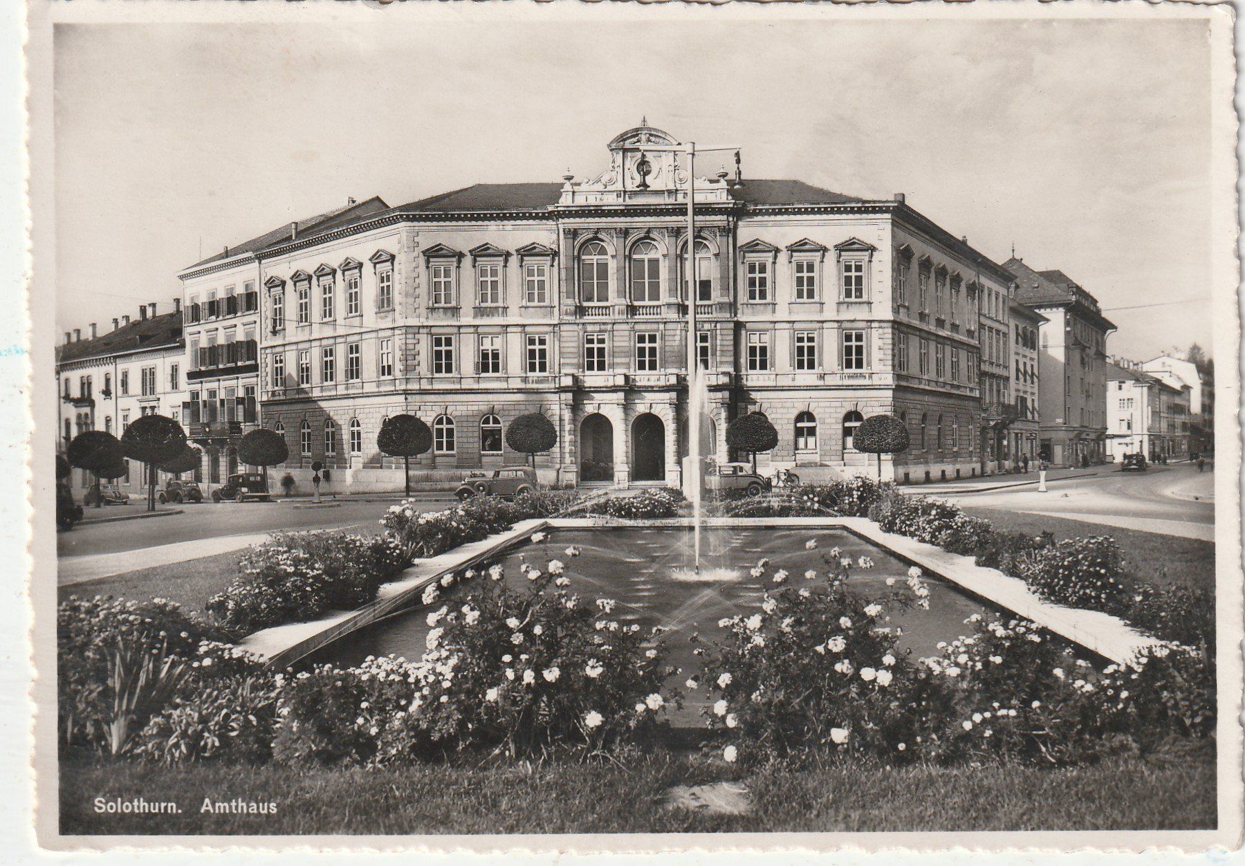Cartoline postali: Solothurn Amtshaus  um 1940 – Usato da Lumbrein venduto da made02