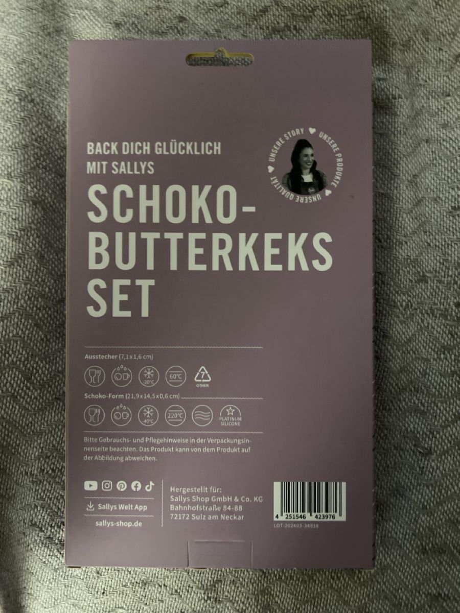 Backformen: Sally Schoko Butterkekse Set – Neu und originalverpackt aus Oberwil BL von Zenga60 1