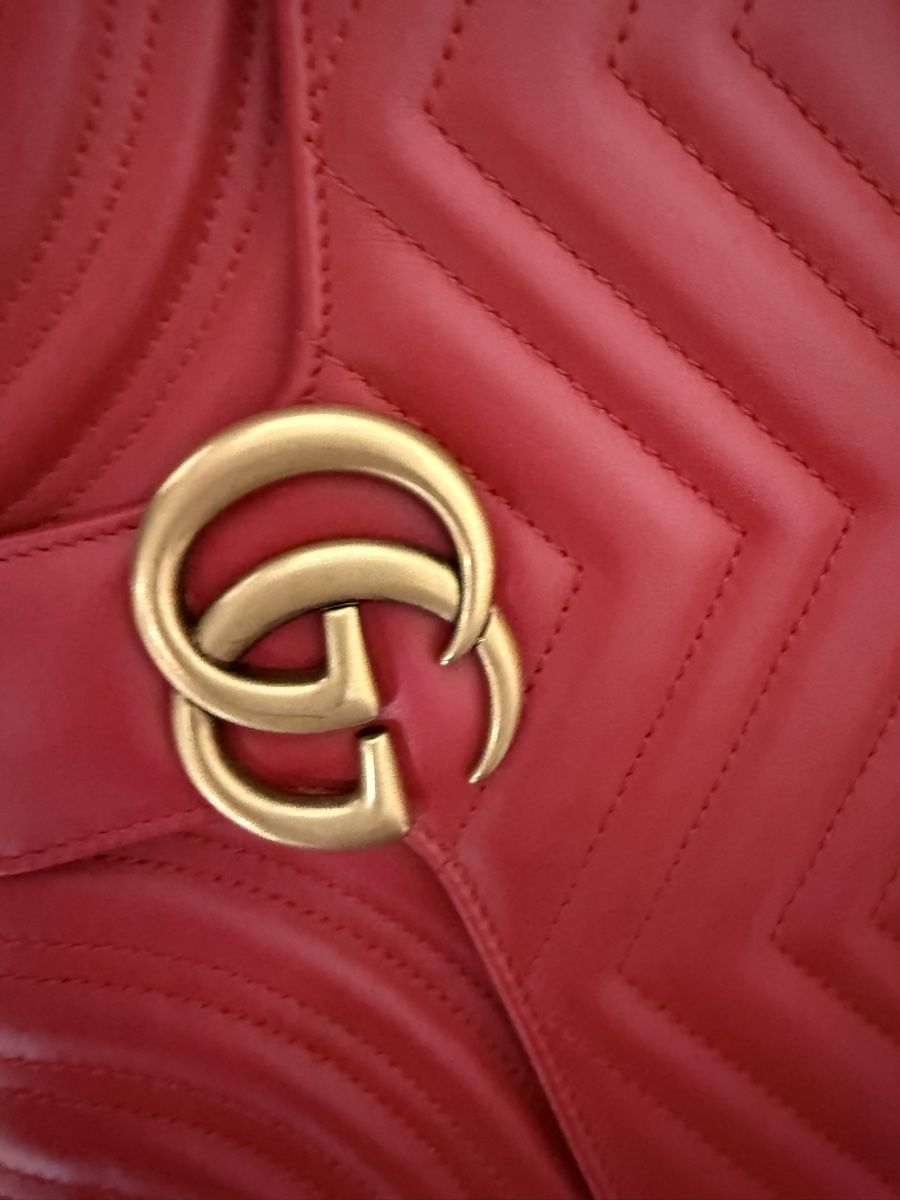 Gucci Borse da donna: Gucci Marmont Tasche rot – Usato da Dietwil venduto da schiwi 3
