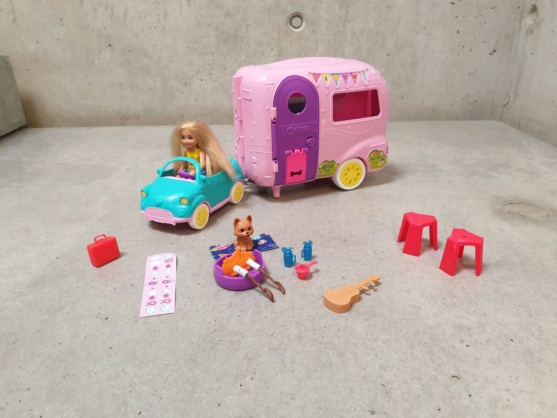 Bambole: Set Barbie, Chelsea Camper – Usato da Fribourg venduto da fripons 5
