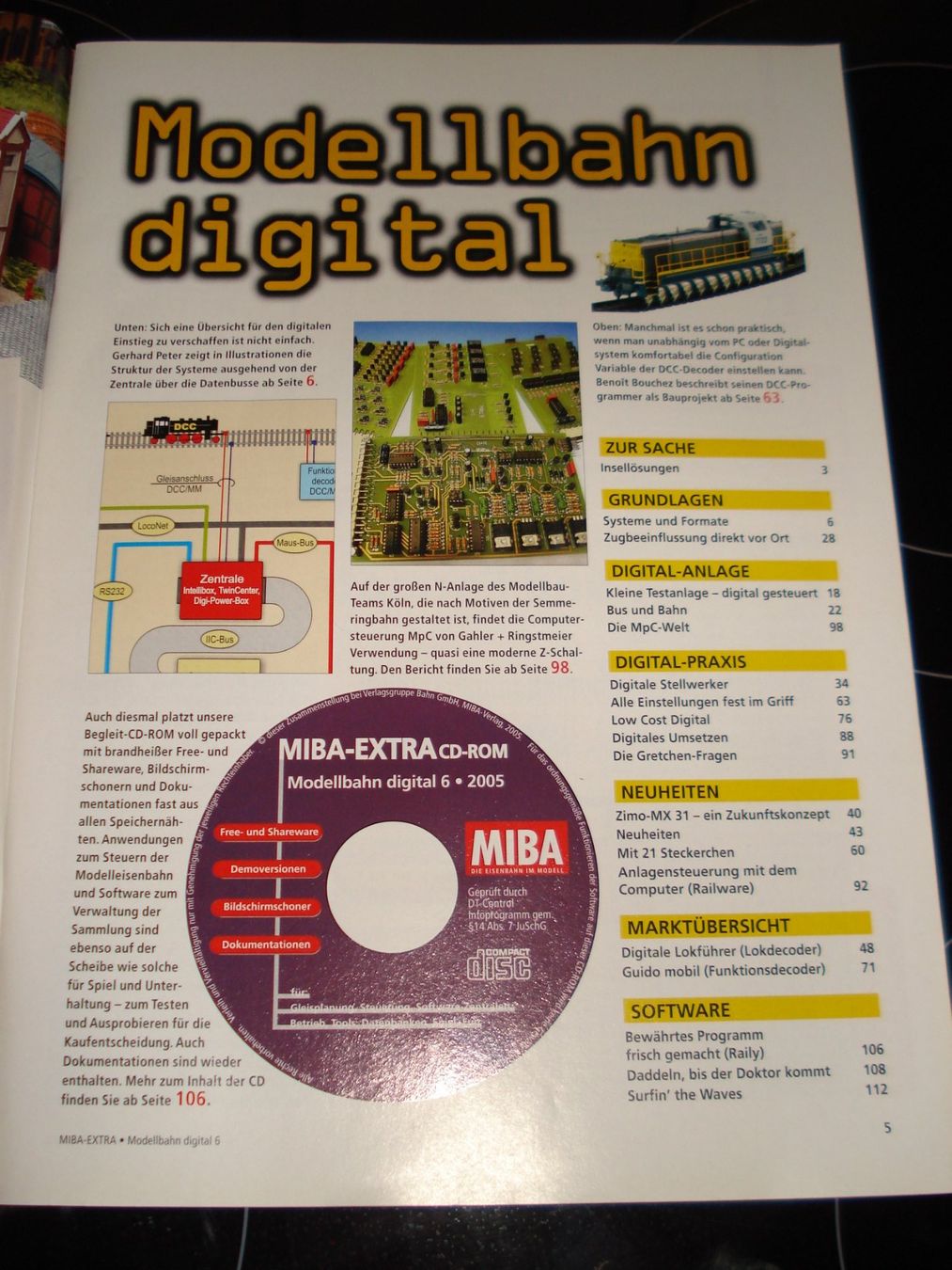 Riviste & Magazine: MIBA Extra / Modellbahn-Digital mit CD-Rom – Usato da Granges-Paccot venduto da Wodli 1