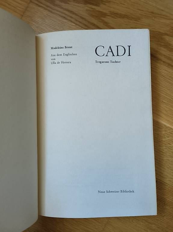 Libri: CADI - Tregarons Tochter – Usato da Rikon im Tösstal venduto da johnny_00