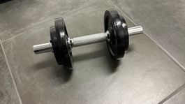 Kurzhantel Gusseisen 10 kg, verchromt - Home Gym